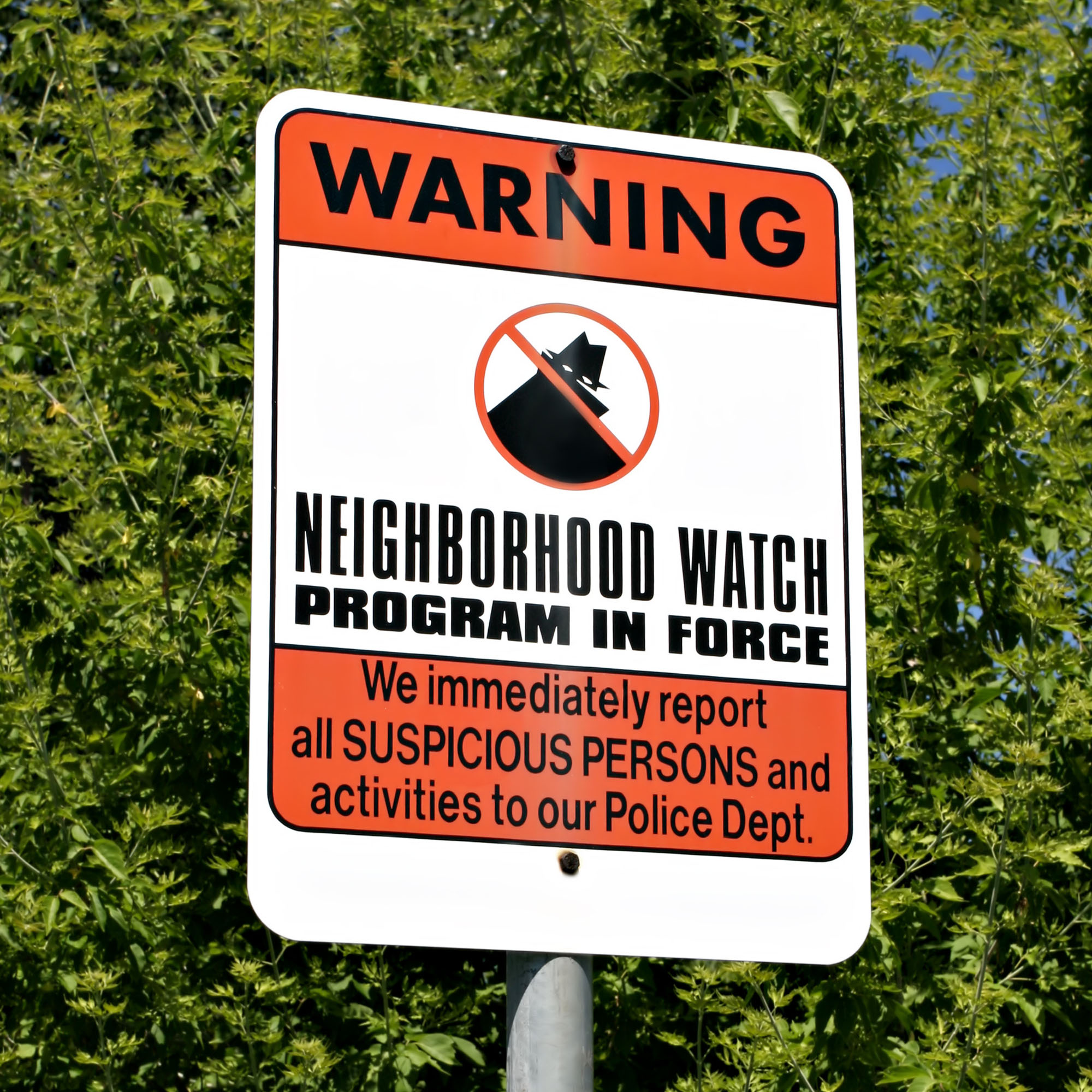 Neighborhood watch program in force
