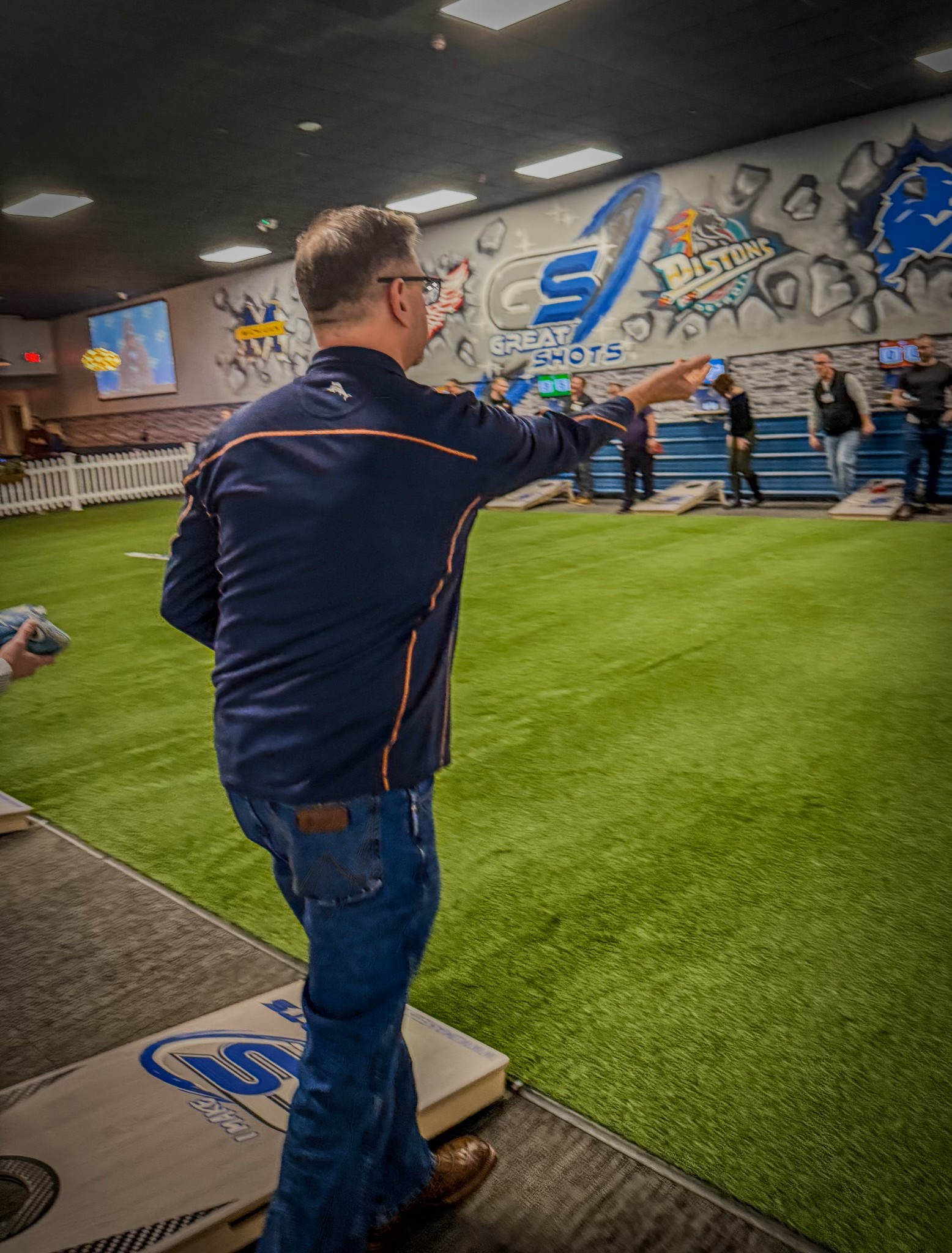 Prudential Alarm Joins Sold-Out BOMA/Metro Detroit “Cornhole Crazy Tournament” at Great Shots