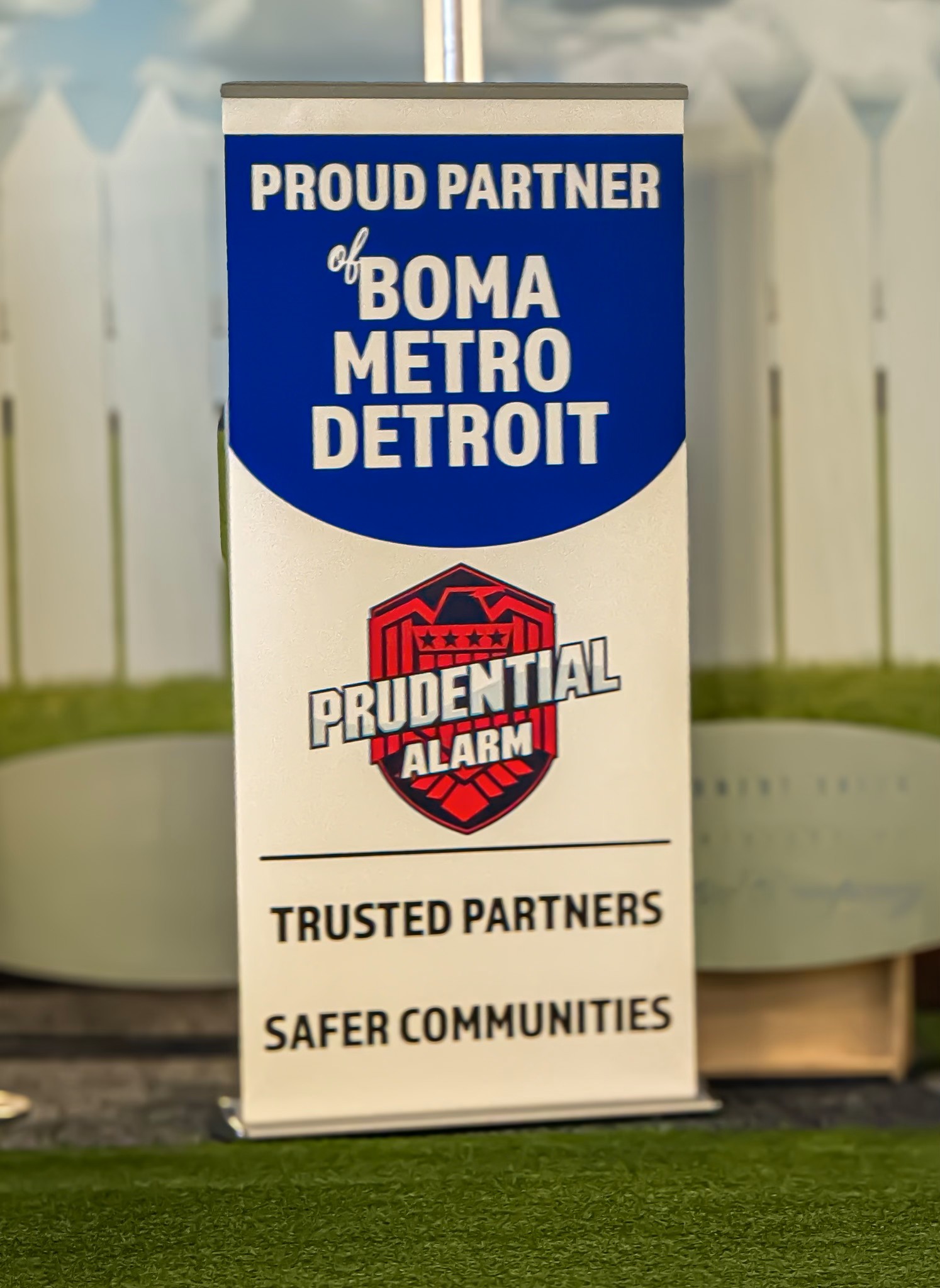 Prudential Alarm Joins Sold-Out BOMA/Metro Detroit “Cornhole Crazy Tournament” at Great Shots