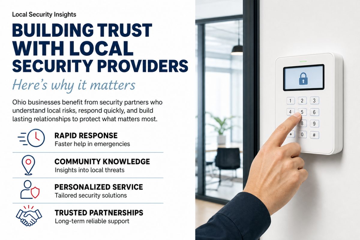 Building Long-Term Trust: Why Local Security Providers Are Essential for Ohio Businesses