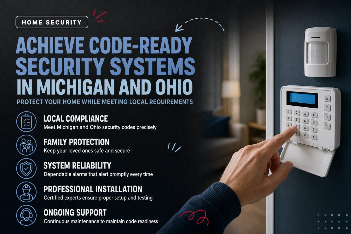 How Michigan and Ohio Homeowners Can Achieve Code-Ready Security Systems