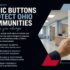 Fixed panic button installed near a school nurse station