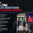 Thermal camera scanning students’ temperatures at a school entrance